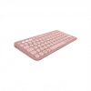 LOGITECH K380S, Pebble Keys 2,  Rose, 920-011861, Bluetooth, Türkçe, Q, Multimedya, Mini Klavye