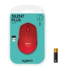 Logıtech M330 Sessiz Kablosuz Mouse-Kırmızı 910-004911