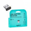 LOGITECH USB UNIFYING RECEIVER, 910-005931, USB Kablosuz Alıcı, 6 Cihaz için Tek Alıcı