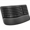 LOGITECH WAVE, 920-012311, Kablosuz, Türkçe Q, Multimedya, Dolgu Bileklikli Klavye