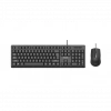 PHILIPS SPT6234B, Siyah, Türkçe Q, USB Kablolu, Klavye Mouse Set