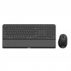 PHILIPS SPT6607B, Siyah, Türkçe Q, 2.4Ghz ve Bluetooth Kablosuz, Bilek Destekli, Multimedya Klavye Mouse Set