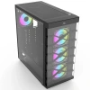 POWERBOOST PB-GR222BB 7-RGB FANLI GAMING MID-TOWER PC KASASI