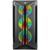 POWERBOOST VK-Z002B 4-ARGB RING FANLI GAMING MID-TOWER PC KASASI