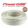 PowerGate VIA 122mt, 2+1 (2x0,22+0,22) %100 Bakır, CCTV Güvenlik Kablosu