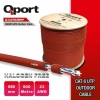 QPORT 500metre  Q-CATO2RHF LSZH 23AWG MAKARALI HALOGEN FREE KABLO