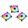 RAMPAGE COOLWIND F3 ARGB Fan + Kumanda 1200RPM Gaming Oyuncu Kasa Fan Kiti 3-lü paket