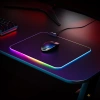 Rampage MP-21 Siyah 252*328*3mm RGB Ledli Gaming Mouse Pad