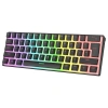 Rampage RADIANT K11 Siyah Type-C Bağlantılı RGB Puding Tuşlu US Layout Red Switch Gaming Oyuncu Klavye