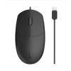 RAPOO N100C OPTİK KABLOLU TYPE-C MOUSE - SİYAH