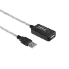 S-LINK 15metre SW-SGG45 Usb2.0 Şeffaf Uzatma Kablo