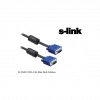 S-LINK SL-VGA10, 15Pin, İki Ucu Erkek, 10mt, VGA Kablosu