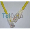 Teldata TLD-1000YS Cat6 10MT Sarı Utp Patch Kablo