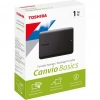 TOSHIBA HDTB510EK3AA, Canvio Basic, 1TB, 2.5" USB 3.2, Taşınabilir, Harici HDD, (Black)