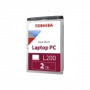 TOSHIBA L200, HDWL120UZSVA, 2.5", 2TB, 128Mb 5400 Rpm, Notebook HDD (Türkiye Distribütörü Garantili)