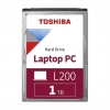 TOSHIBA L200, Notebook HDD, HDWL110UZSVA, 2.5", 1TB, 128Mb, 5400 Rpm, Notebook HDD (Türkiye Distribütörü Garantili)