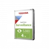 TOSHIBA S300, HDWT840UZSVA, 3.5", 4TB, 256Mb 5400 Rpm, 7/24 Güvenlik HDD