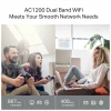 TP-LINK ARCHER C64, AC1200, 4Port, 1200Mbps, Dual Band WiFi, Masaüstü, Gigabit, Router, Access Point