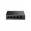 TP-LINK LS105GP, Green Tech, 5 Port, GigaBit, 4 Port PoE 65W, Metal Kasa, Yönetilemez, Masaüstü Switch