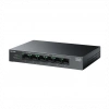 TP-LINK LS106LP, Green Tech, 6 Port, MegaBit, 4 Port PoE 41W, Metal Kasa, Yönetilemez, Masaüstü Switch