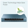 TP-LINK LS108G, Green Tech, 8 Port GigaBit, Yönetilemez, Masaüstü Switch