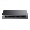 TP-LINK LS108GP, Green Tech, 8 Port GigaBit, PoE 62W, Yönetilemez, Metal Kasalı Switch