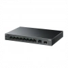 TP-LINK LS1210GP, Green Tech, 8 Port Gigabit, PoE 61W, 1 Port Gigabit Uplink, 1 Port Gigabit SFP, Yönetilemez Masaüstü Switch