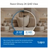 TP-LINK Tapo TC72 (C220), 2K QHD 4,0Mpix, İç Mekan WiFi, 9Mt. Gece Görüşü, 360 Dönüş, İki Yönlü Ses Güvenlik Yapay Zeka Destekli Kamera