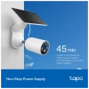 TP-LINK Tapo TC85 KIT (C425 KIT), 2K QHD, 4,0Mpix, Dış Mekan, IP66, WiFi, 15Mt. Renkli Gece Görüşü, İki Yönlü Ses, Yapay Zeka Destekli, Güneş Enerjili Güvenlik Kamerası Kiti