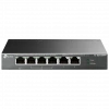 TP-LINK TL-SG1006PP, 6 Port, GigaBit, 4 Port PoE 64W, Yönetilemez, Metal Kasa, Masaüstü Switch