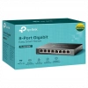 TP-LINK TL-SG108E, 8 Port, GigaBit, Easy Smart, Yönetilebilir, Metal Kasa, Masaüstü Switch