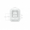 UBIQUITI UAP-U7-PRO-Outdoor, UniFi, Triple Band, 5765Mbps, Wifi6, Tavan Tipi, Access Point (Poe Adaptör Çıkmaz)