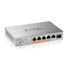 ZYXEL 5port XMG-105HP 2.5-GIGABIT 1-SFP 70W POE YÖNETİLEMEZ SWITCH