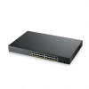 ZyXEL GS1900-24HP V2, 24 Port, GigaBit, PoE 170W, 2 Port GigaBit SFP, Yönetilebilir, Rackmount Switch