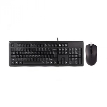 A4TECH KR-9276 Kablolu USB Q Trk Siyah Klavye - Mouse Set