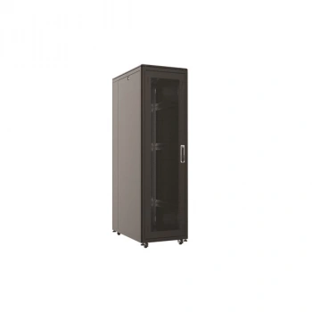 AGER 26U + 2li Fan 800x1000mm Dikili Tip Siyah Kabinet Vega AG-VB26U8010S1-BAAA-A-M1 Cam Kapak