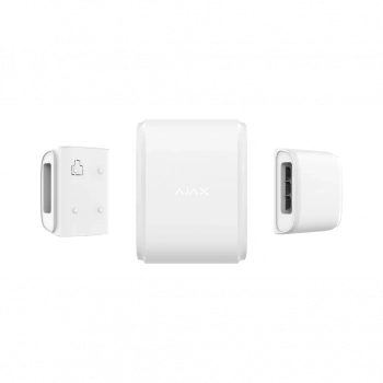 AJAX Dual Curtain Outdoor, Kablosuz, Çift Taraflı Perde Tipi Hareket Dedektörü, Beyaz