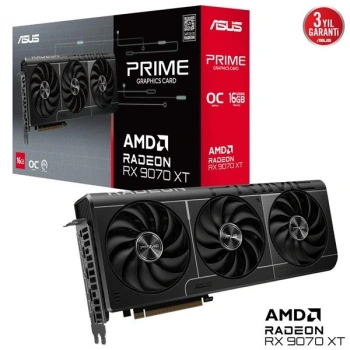 ASUS 16GB PRIME RX9070XT GDDR6 256bit HDMI-DP PCIE 5.0