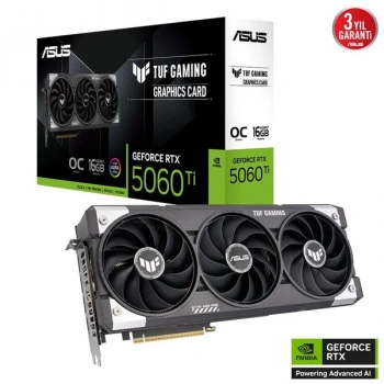 ASUS 16GB TUF GAMING RTX5060TI-O16G GDDR7 128bit HDMI DP PCIe 5.0