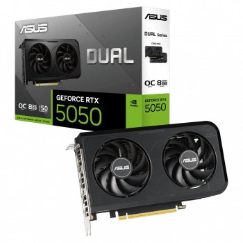 ASUS DUAL-RTX5050-O8G, 8Gb, 128Bit, GDDR6, 1xHDMI, 3xDP GAMING Ekran Kartı