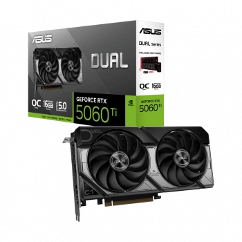 ASUS DUAL-RTX5060TI-O16G, 16Gb, 128Bit, GDDR7, 1xHDMI, 3xDP GAMING Ekran Kartı
