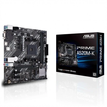 ASUS PRIME A520M-K, 2xDDR4, 1x M.2, D-SUB, HDMI, AM4 Soket Anakart