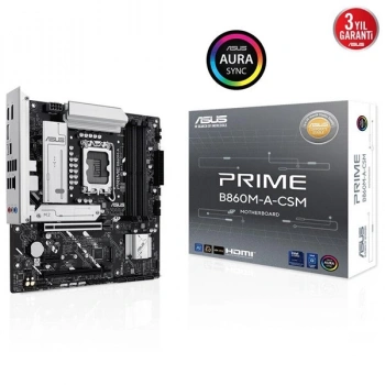 ASUS PRIME B860M-A CSM DDR5 HDMI DP PCIE 5.0 1851p mATX Kurumsal Anakart