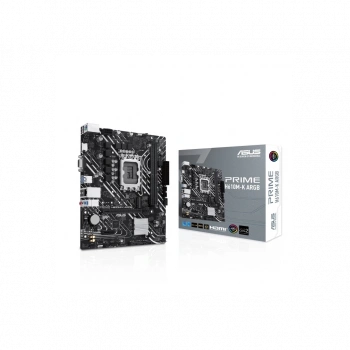 ASUS PRIME H610M-K ARGB, 2xDDR5, M.2,D-SUB, HDMI,12-13.14.Nesil, LGA1700 Soket, Anakart