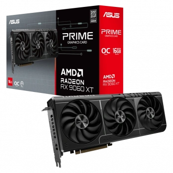 ASUS PRIME-RX9060XT-O16G, 16Gb, 128Bit, GDDR6, 1xHDMI, 2xDP, GAMING Ekran Kartı