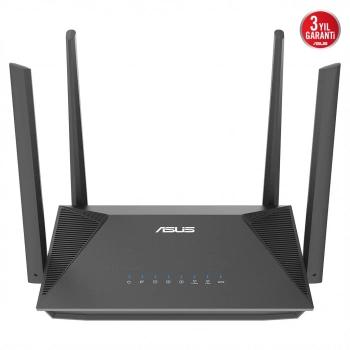 ASUS RT-AX52 Pro, AX3000, 3 Port, 3000Mbps,  Dual Band, WİFİ 6, AiMesh, Extendable Router
