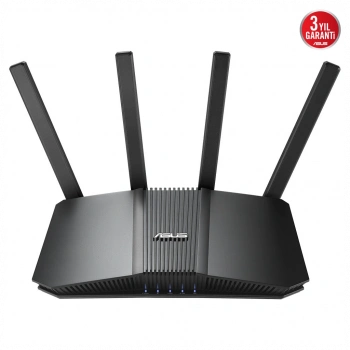 ASUS RT-BE82U, BE6500, 4 Port, 6500Mbps, Dual Band, WİFİ 7, AiMesh, AiProtection Pro, Gigabit Extendable Router