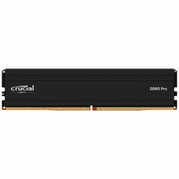 CRUCIAL CP16G64C38U5B PRO, Overclocking, 16GB, DDR5, 6400MHz, CL38, 1.1V, XMP 3.0, Desktop Ram (Soğutuculu)