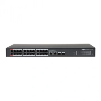 DAHUA 24port 360w FULL PoE PFS3228-24GT-360-V2 GIGABIT 2X SFP Yönetilemez Switch