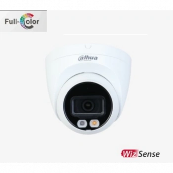 DAHUA  IPC-HDW2249T-S-IL, 2Mpix, Full Color, 2,8mm Lens, H265+, 30Mt Gece Görüşü, IP67, Dahili Mikrofon, PoE Dome IP Kamera